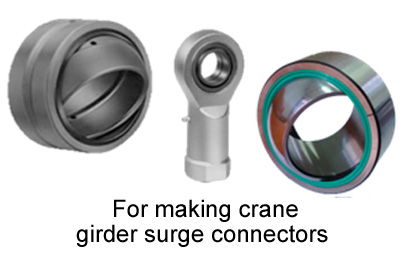 bearings for crane girder surge connectors